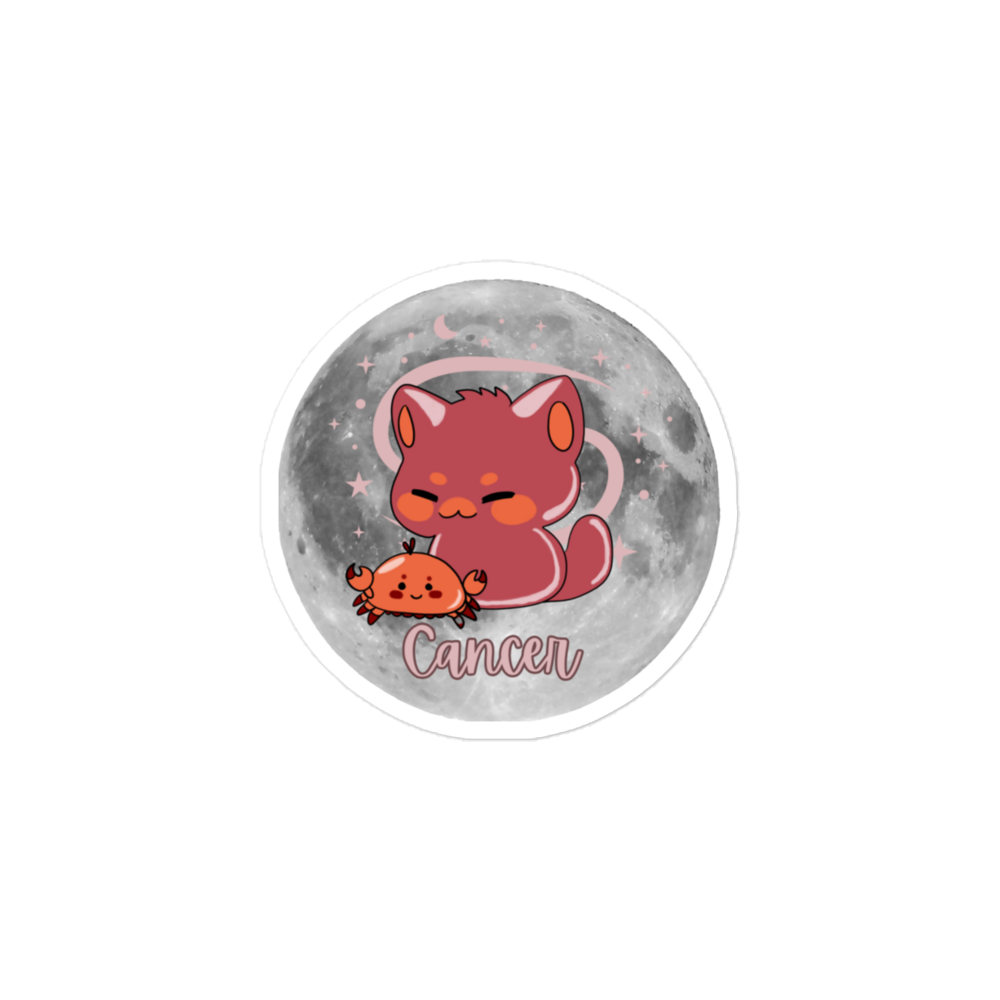 Star Sign Cat Planet Sticker