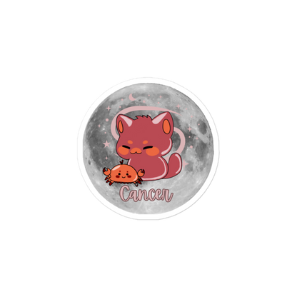 Star Sign Cat Planet Sticker