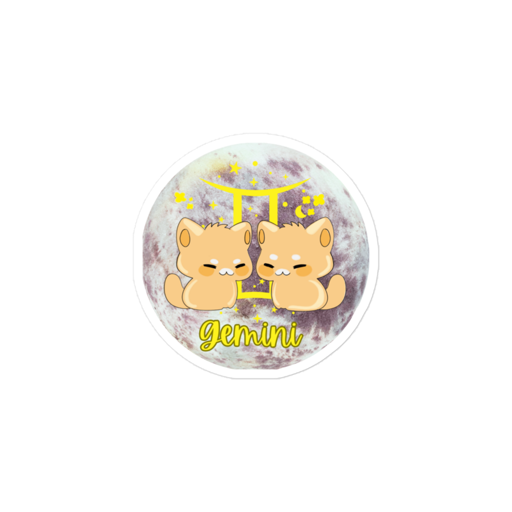 Star Sign Cat Planet Sticker