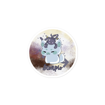 Star Sign Cat Planet Sticker