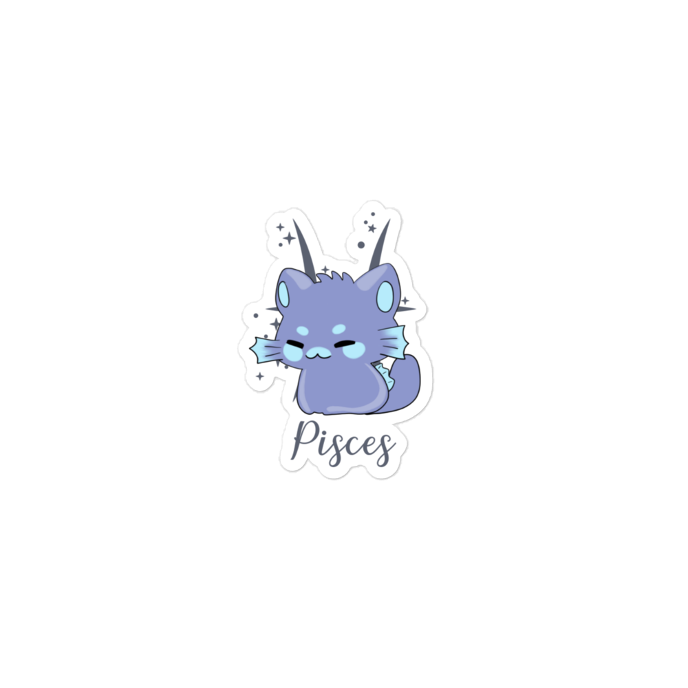 Star Sign Cat Sticker