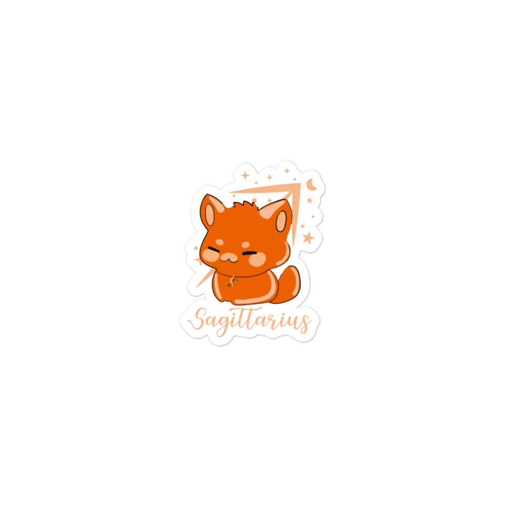 Star Sign Cat Sticker