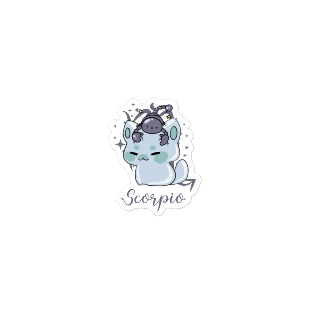 Star Sign Cat Sticker